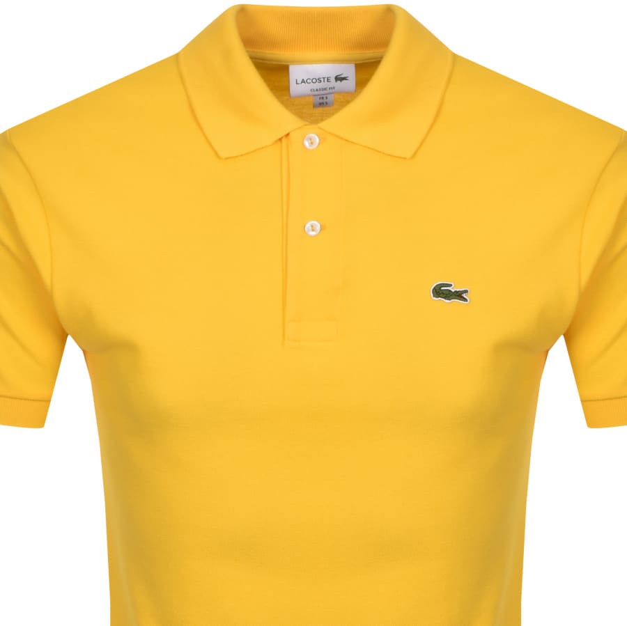 Alternative Image for ProductLacoste Short Sleeved Polo T Shirt Yellow2
